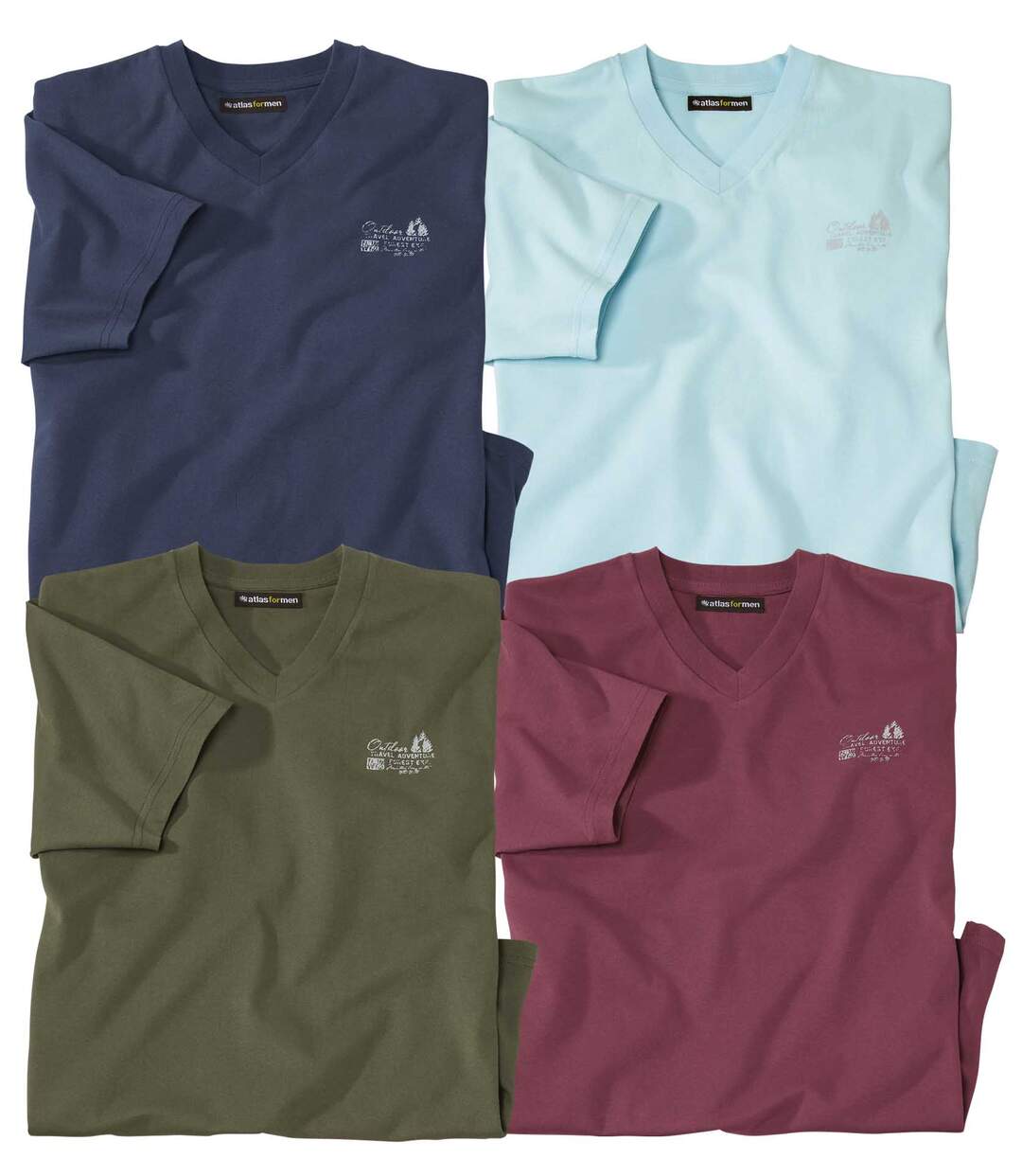 Lot de 4 Tee-Shirts Forest