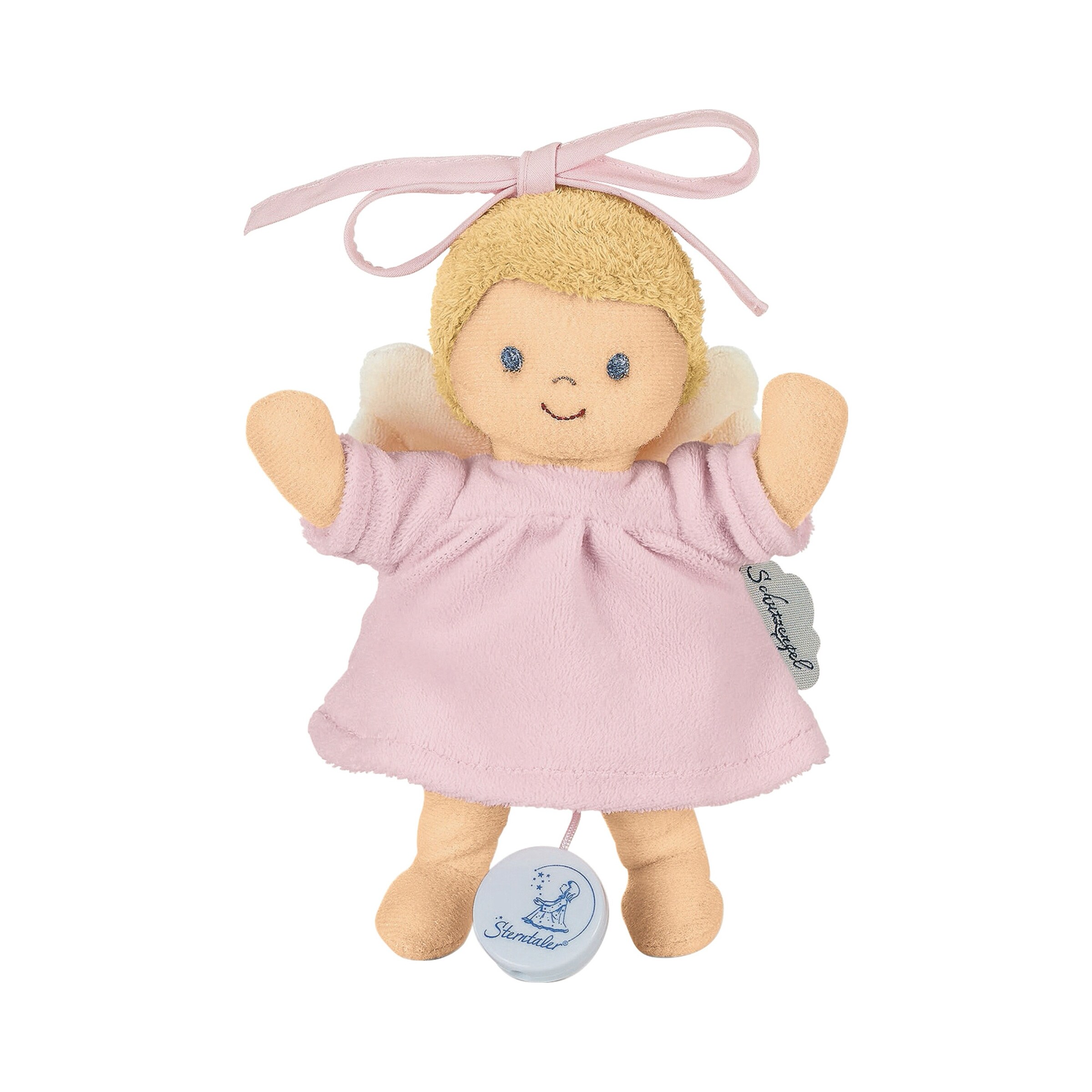 Sterntaler Spieluhr Schutzengel 17cm rosa