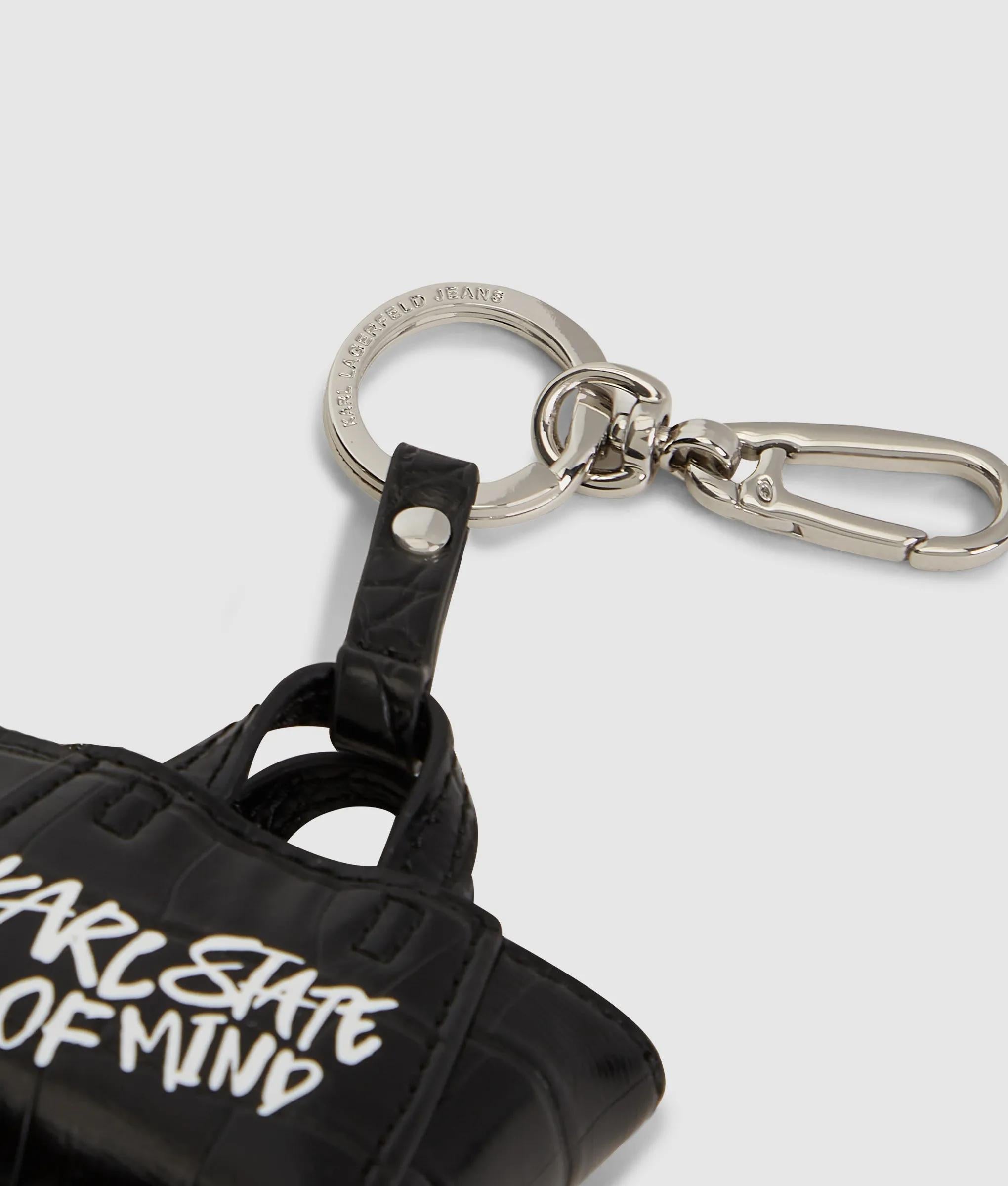 Draagtassleutelhanger met Karl-citaat