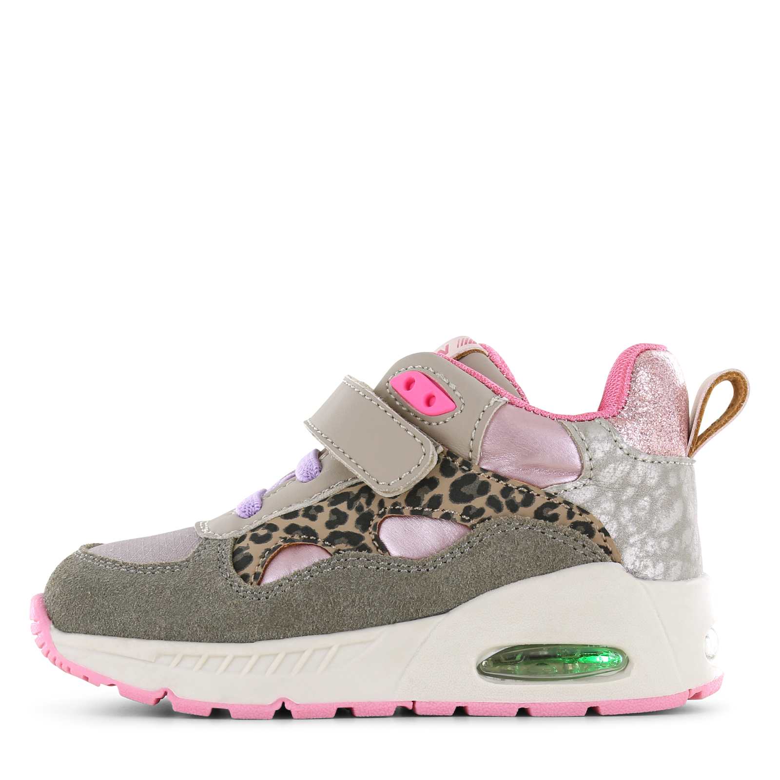 Shoesme taupe Sneaker mit Lichtern