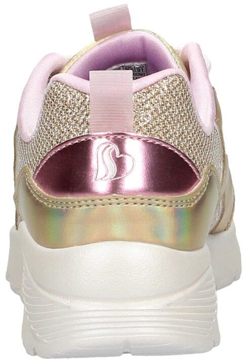 Skechers Uno Lite - Metallic Pops goudkleur