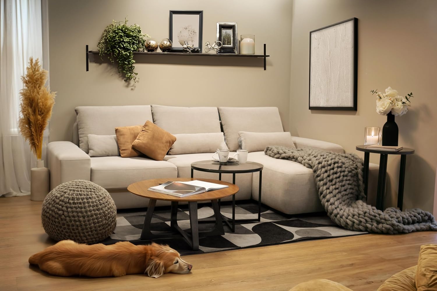 Selsey Sofa Ecksofa Eckcouch Schlafsofa Couch Mit Stauraum Schlaffunktion Pflegeleicht Mit Kissen Lendenkissen L Form Freistehend Links Hydrophobe Chenille Grau Carnos