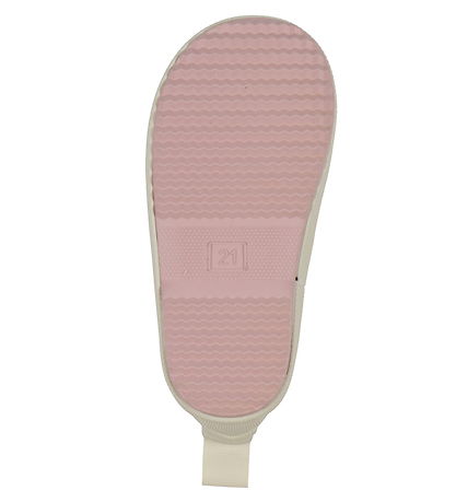 Pom Pom Gummistiefel - Rose Glitter