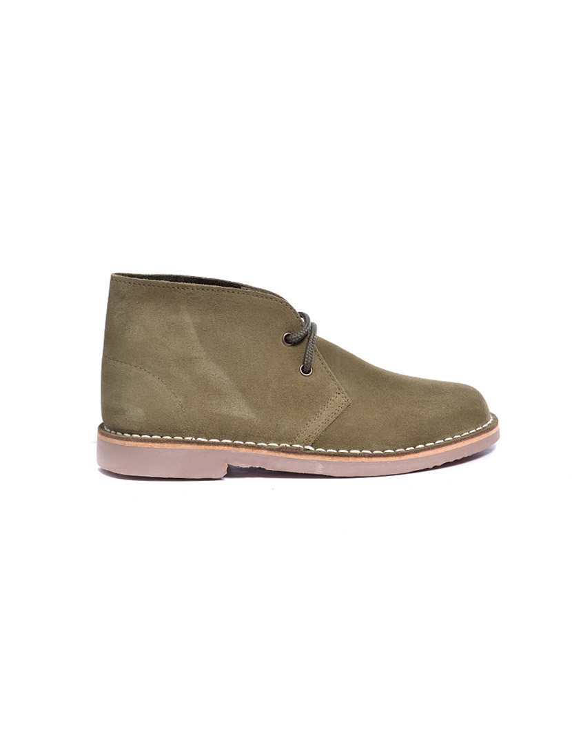 Safari Kids Lace-Up Boots Khaki