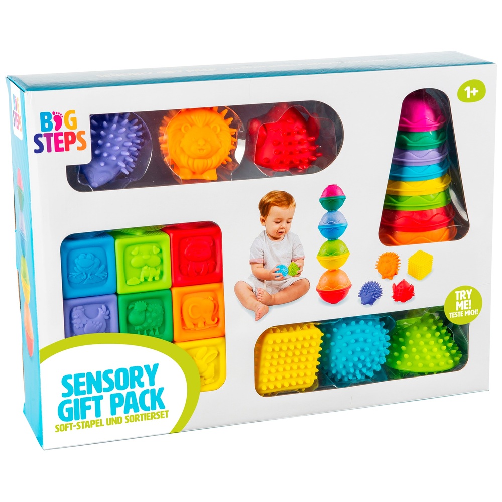 Große Schritte – Sinnes-Geschenkset