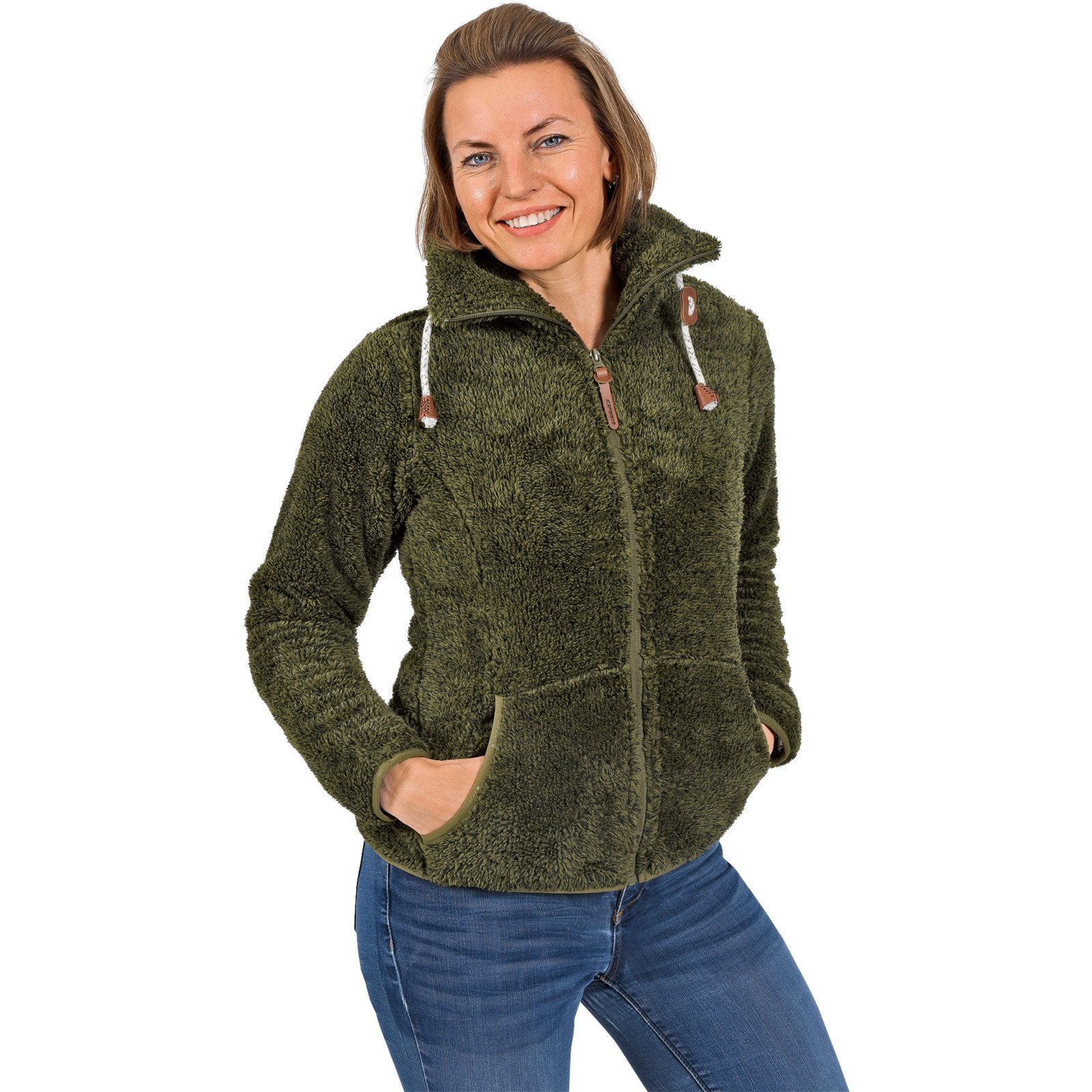 Icepeak Damen-Fleecejacke Colony M, offwhite