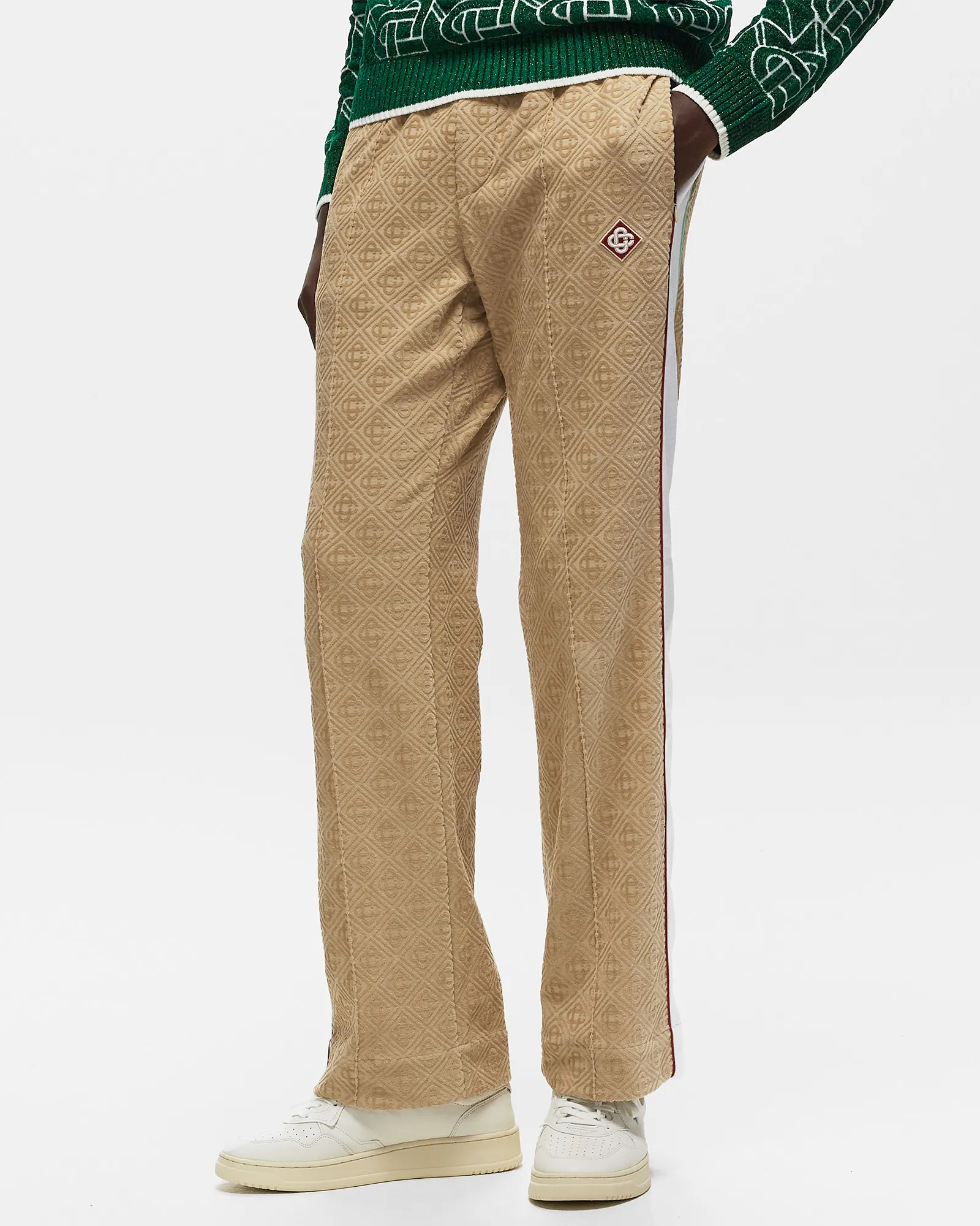Casablanca MONOGRAM VELOUR TRACK PANT