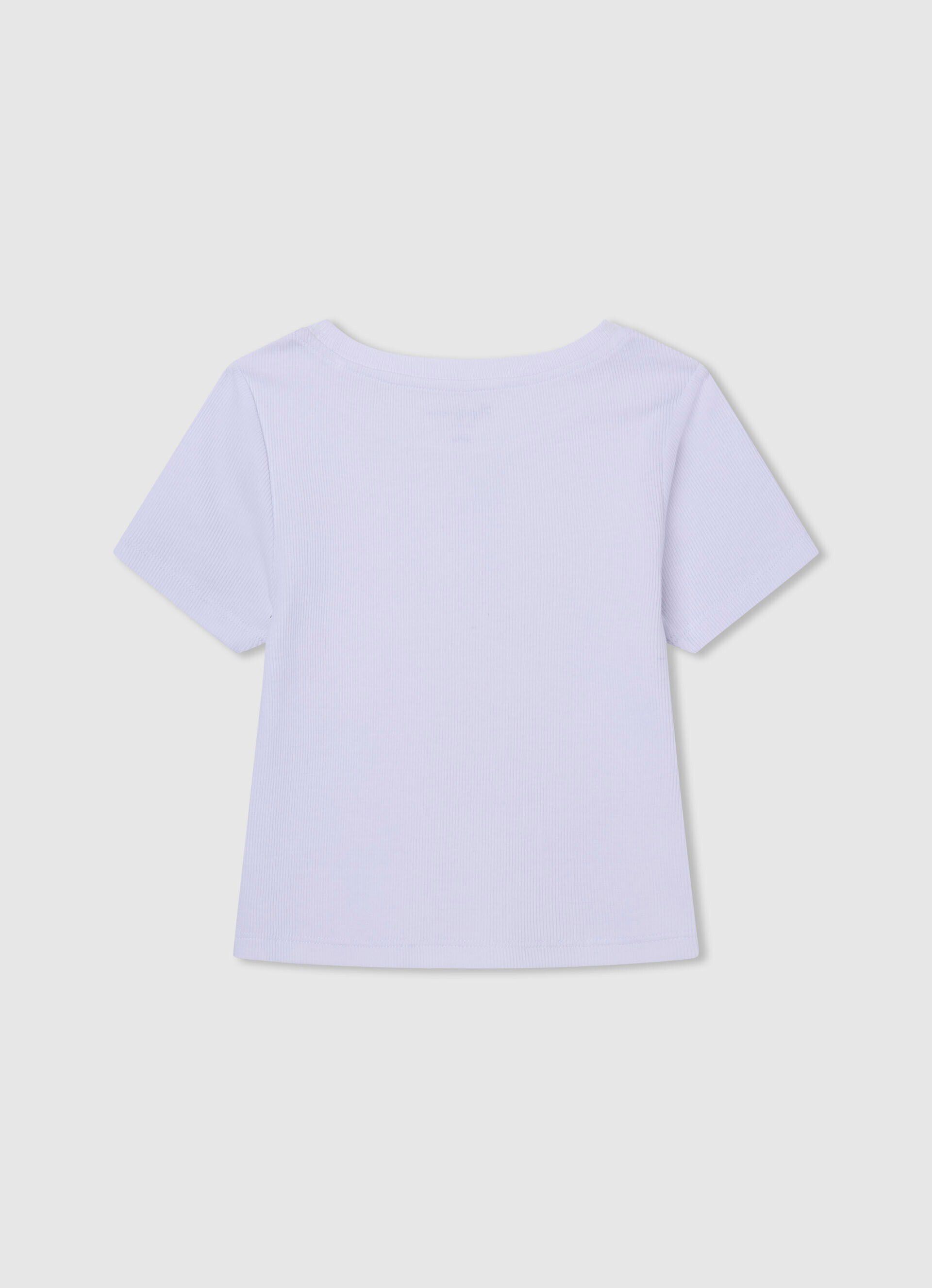 CAMISETA CANALÉ LOGO BORDADO - white