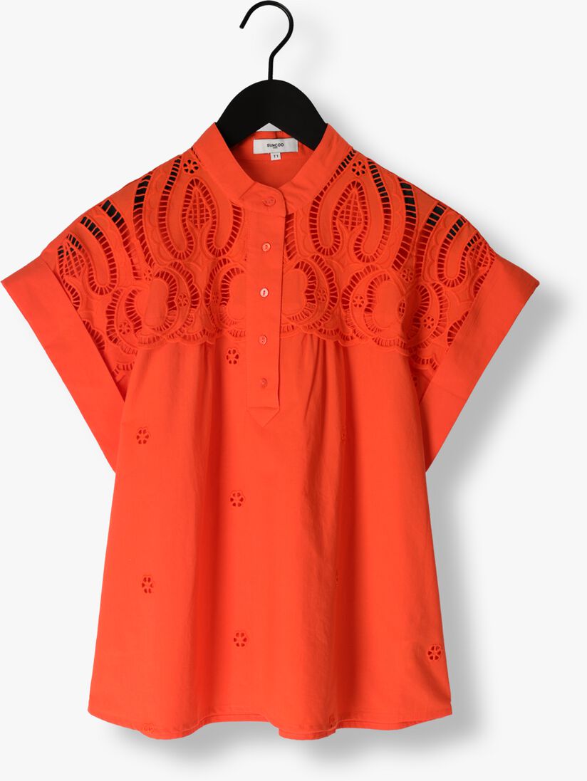 SUNCOO oranje suncoo blouse lina