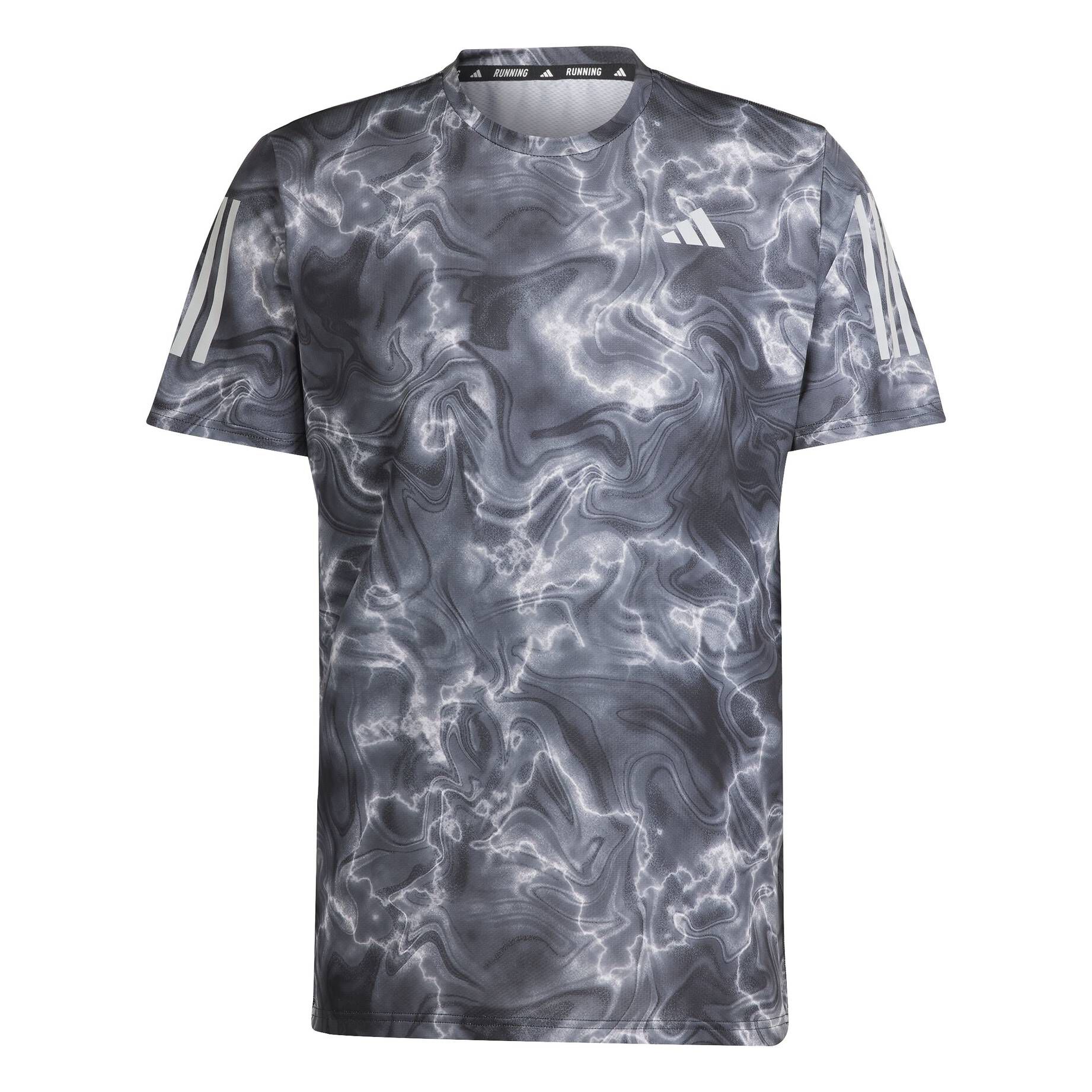 adidas Performance| Herren Laufshirt OWN THE RUN ALLOVER PRINT TEE