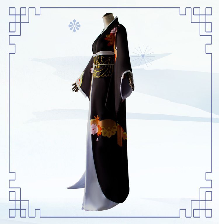 Bloomsoon - Demon Slayer: Kimetsu geen Yaiba Muzan Kibutsuji Kimono Cosplay-kostuum