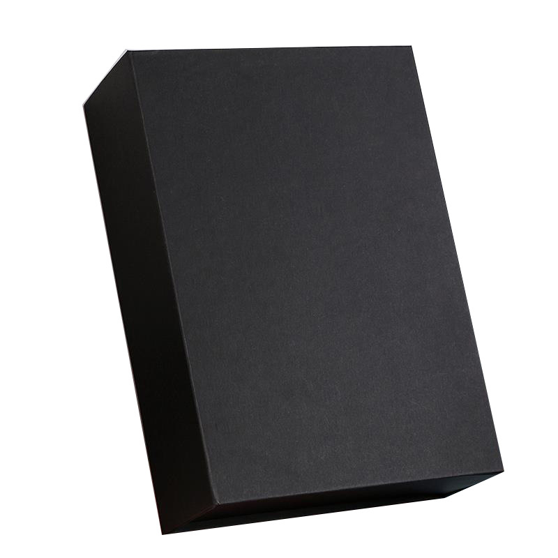 (26x19cm) Geschenk Schachtel Faltbare Gift Box Verpackung mit Magnetischem Deckel - Schwarz