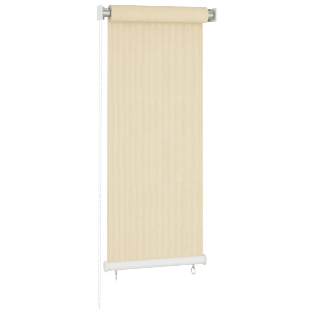 Store roulant d'extérieur crème 60x140 cm pehd