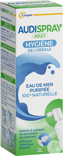 Audispray Adult Hygiène De L'Oreille +12 Ans Spray Flacon 50ml
