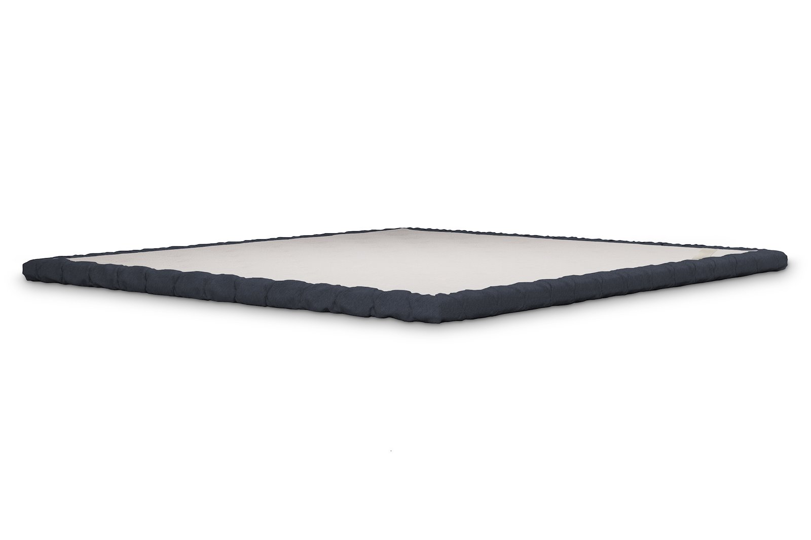 Majestic Split overmadrass 210x210 Tekstil 021 mørk blå, Split topper, 10 cm, Sonocore Innergetic latex, mykere/fastere side