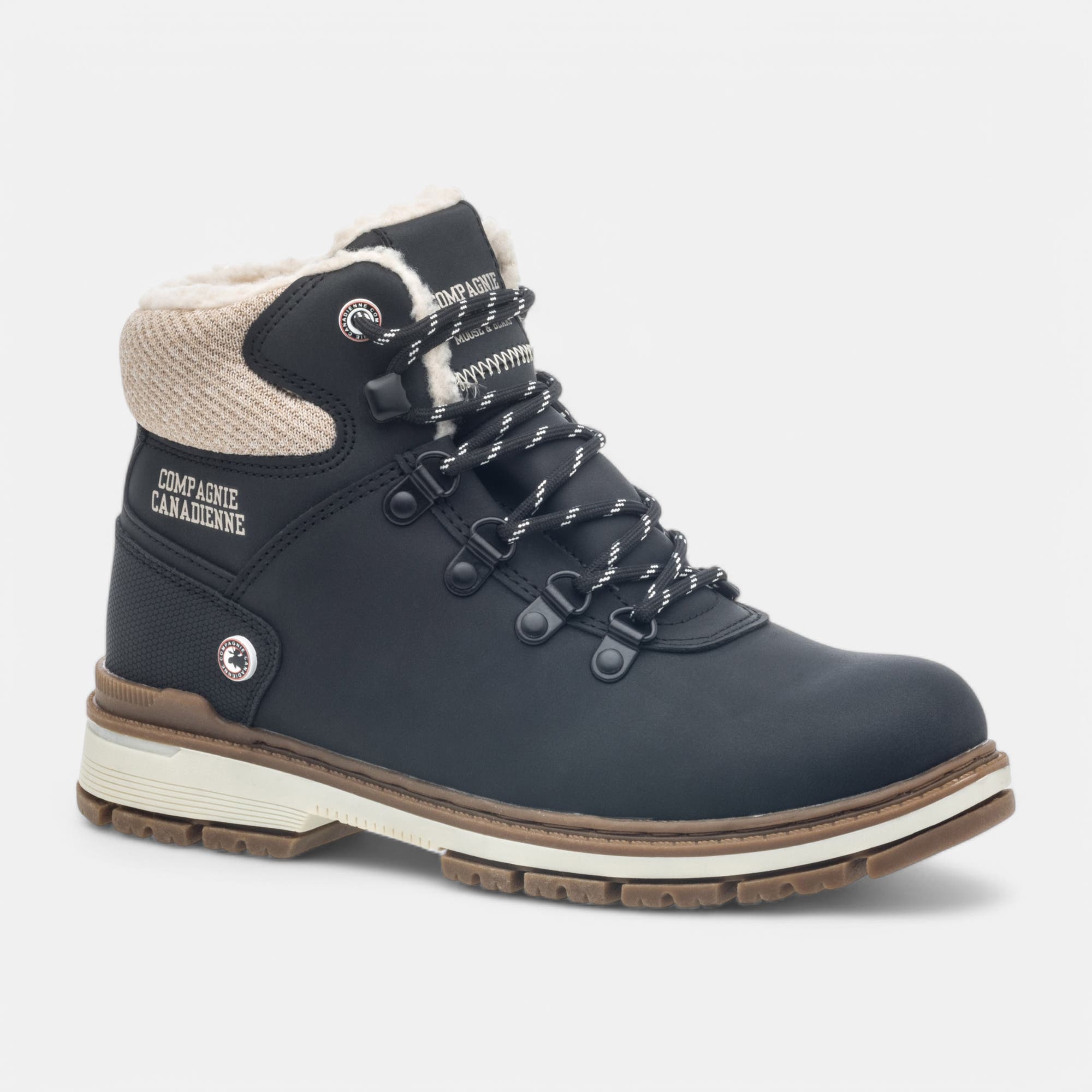 Bottines à lacets Femme noir