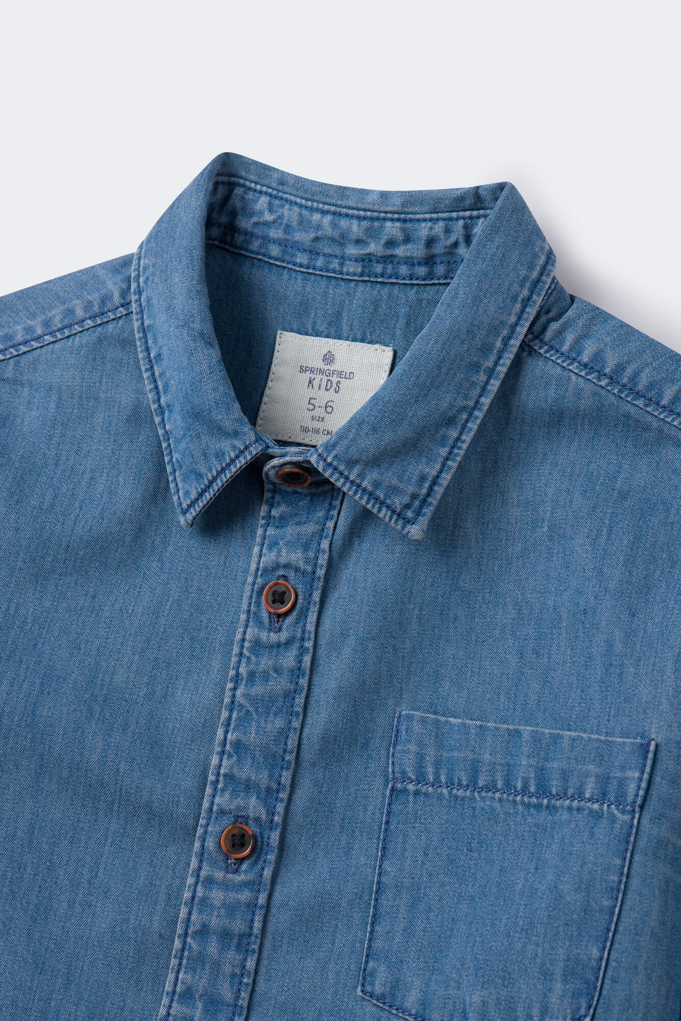 Camisa jeans infantil