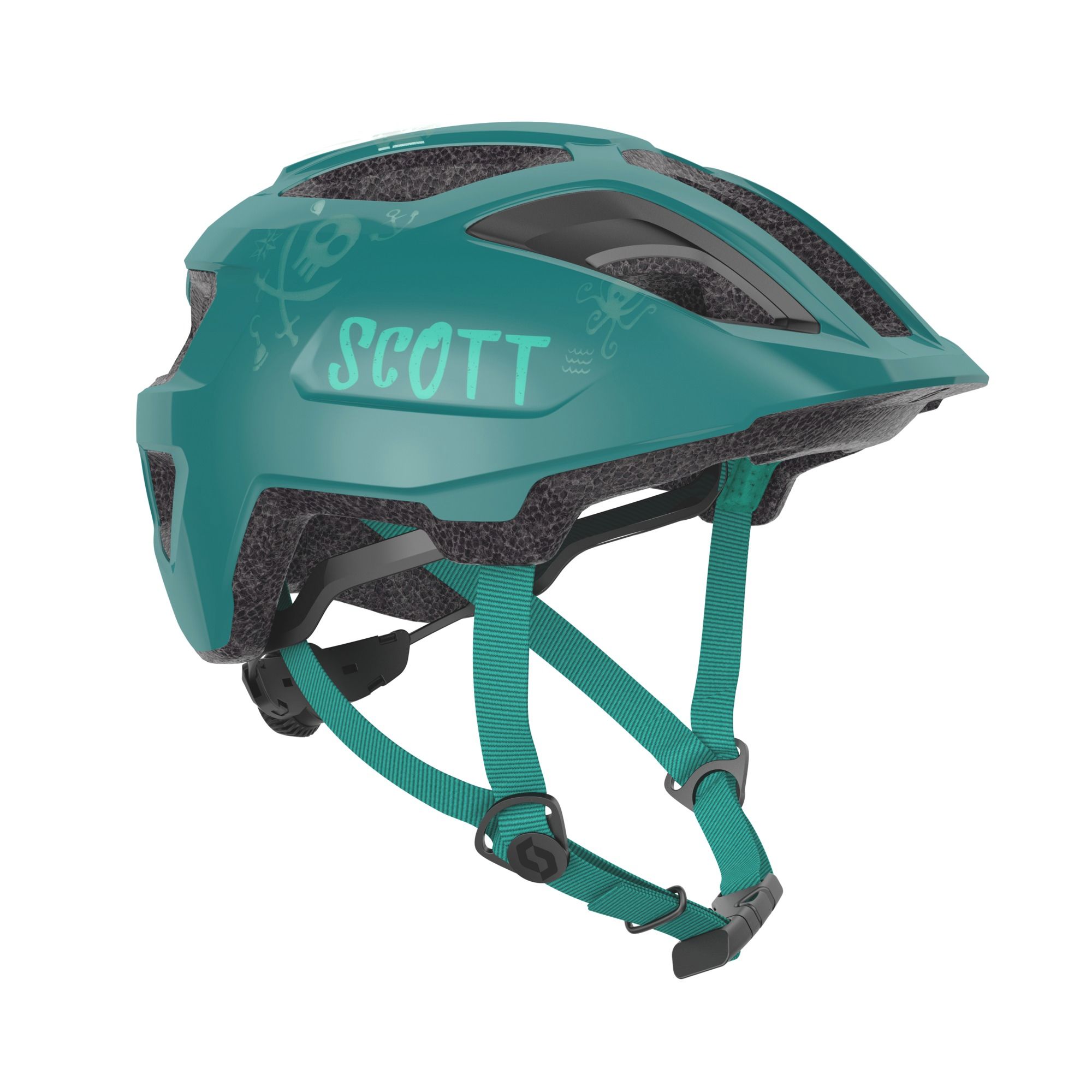 SCOTT Spunto Kid cykelhjelm Happy Green 46-52 cm