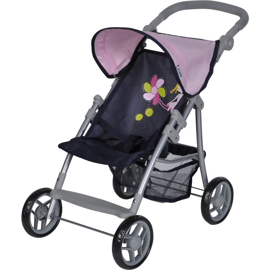 knorr toys® Puppenbuggy Liba - princess blue blau
