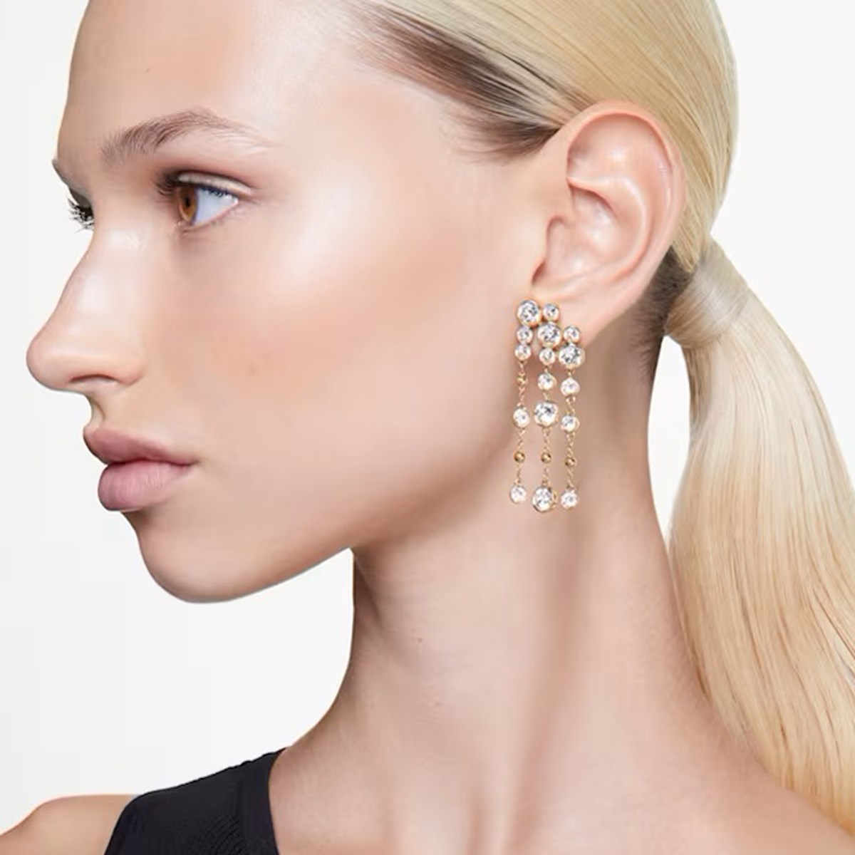 Boucles d oreilles pendantes Imber3 rangs
