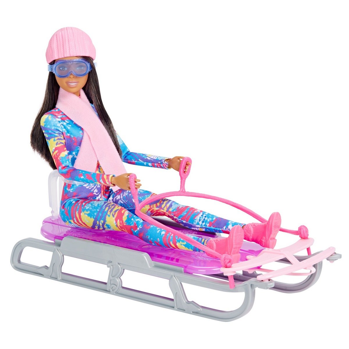 Barbie luge d’hiver