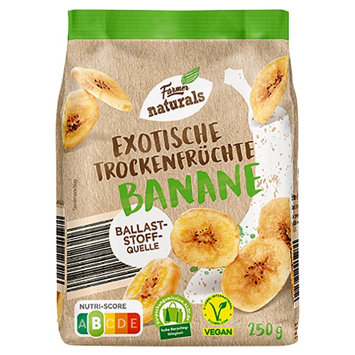 FARMER NATURALS Exotische Früchte 250 g, Banane