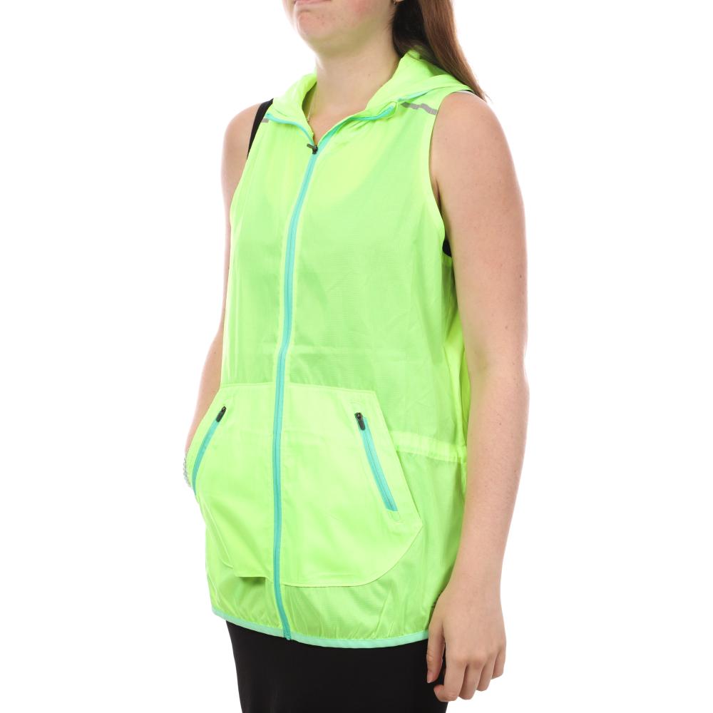 New Balance Coupe-vent Vert Fluo Femme New Balance Windcheater
