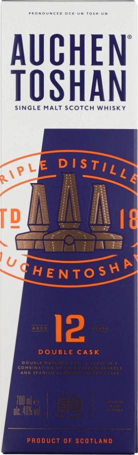 AUCHENTOSHAN 12 YEARS DOUBLE CASK 70CL