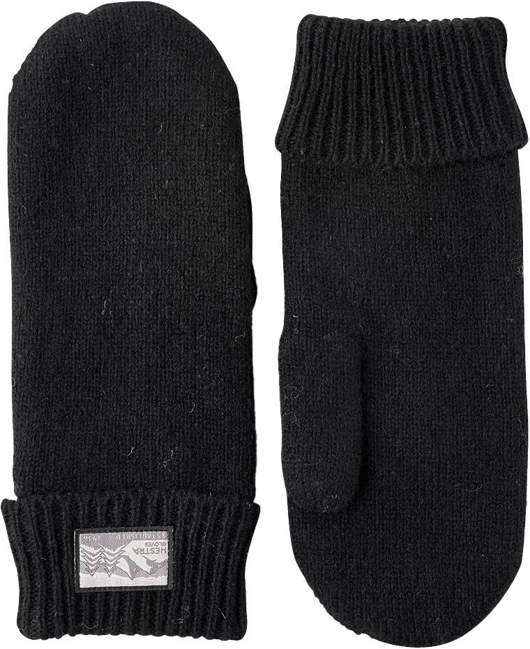 Raggwool Mitt Black