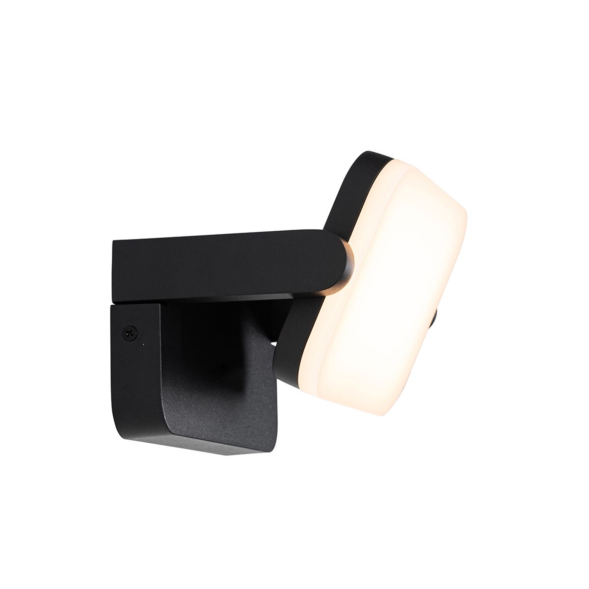 Buiten wandlamp zwart incl. LED verstelbaar - Kamile
