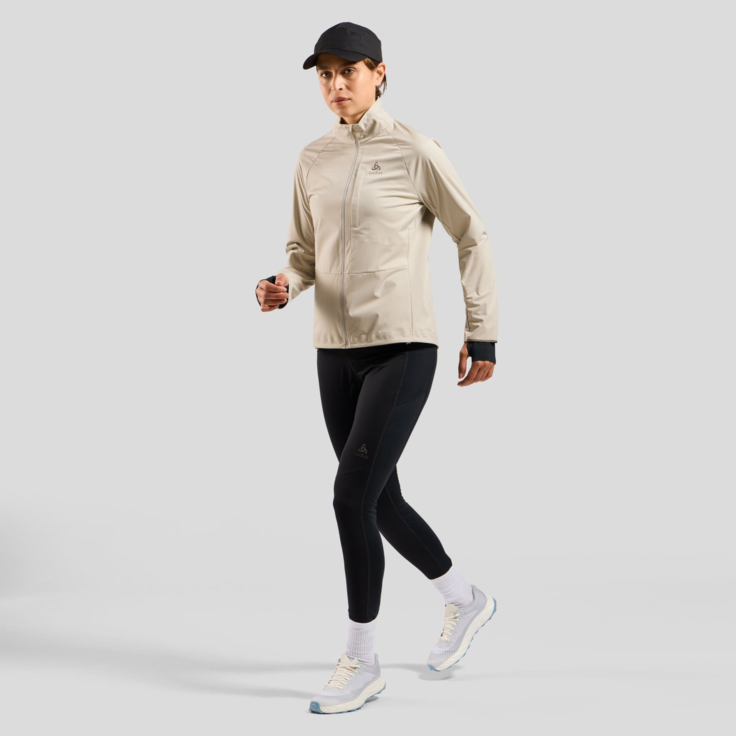 Odlo Zeroweight Pro Warm Veste Running Femmes - Argent