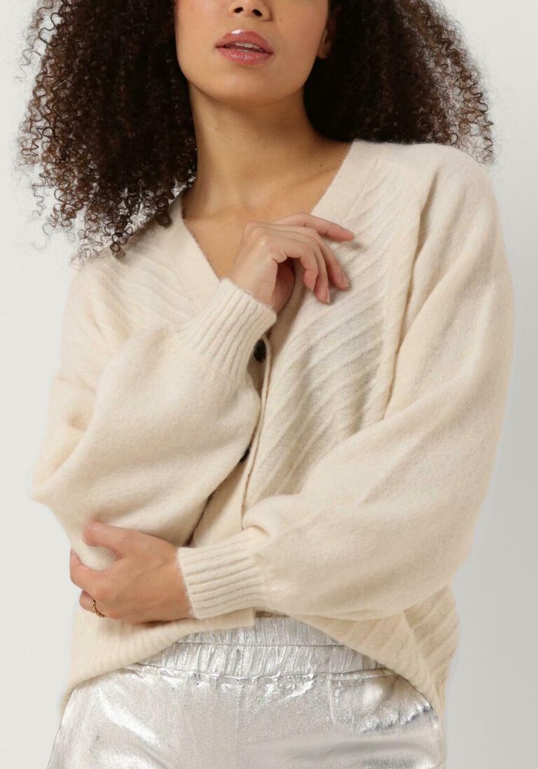 SELECTED FEMME beige selected femme vest sif sisse ls knit cardigan