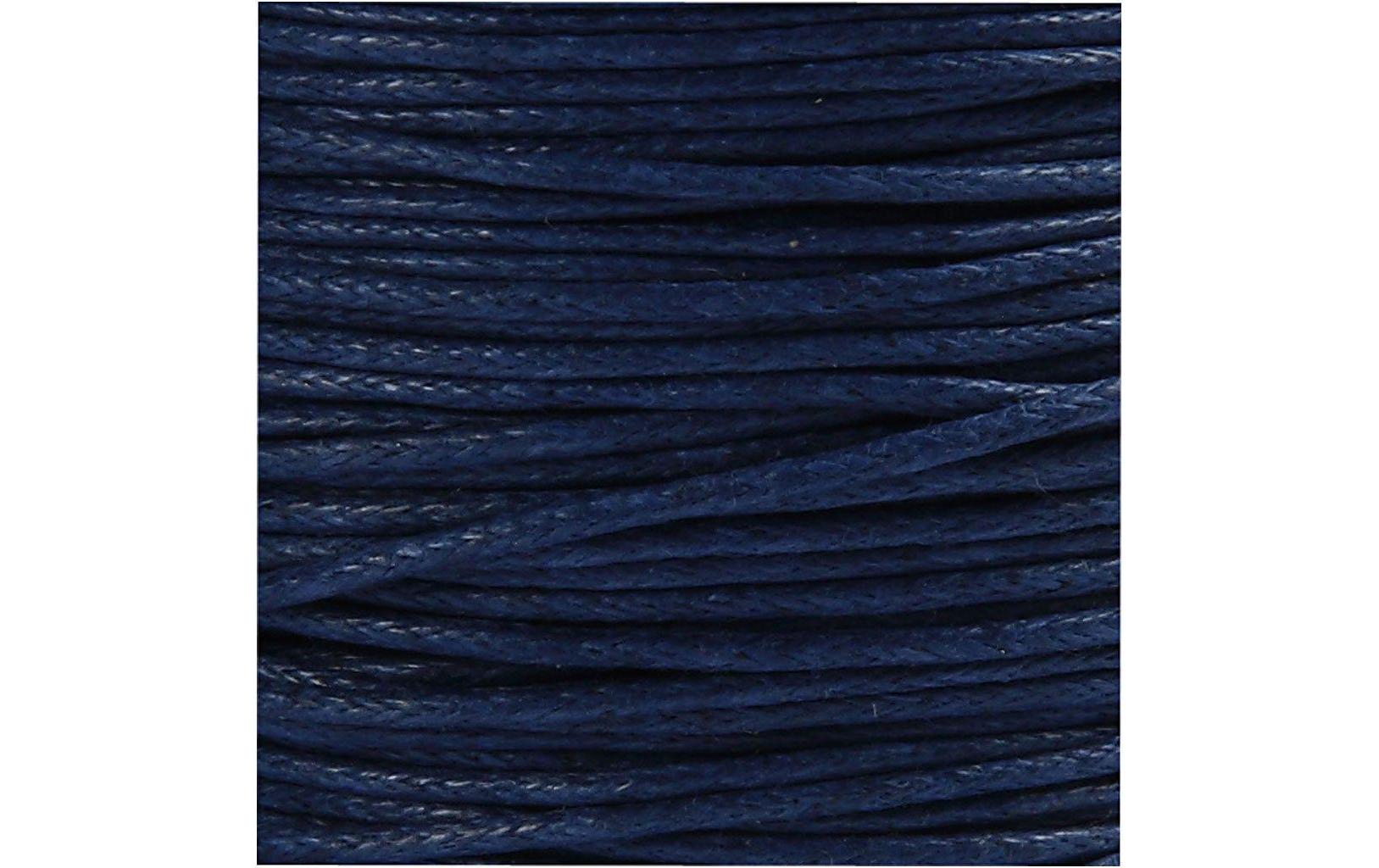 Baumwollband 1 mm gewachstBaumwollband