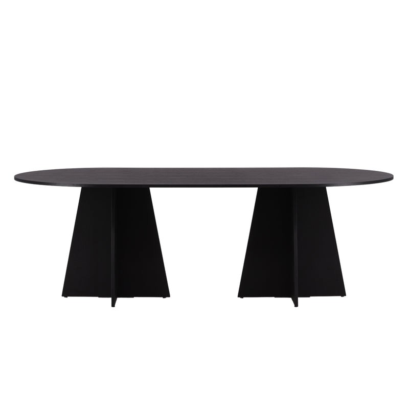 Eettafel Vonge 230x110 cm zwart