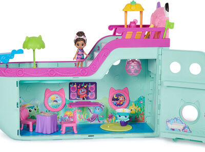 Gabby's Dollhouse Lekesett Cat-Tastic Cruise Ship