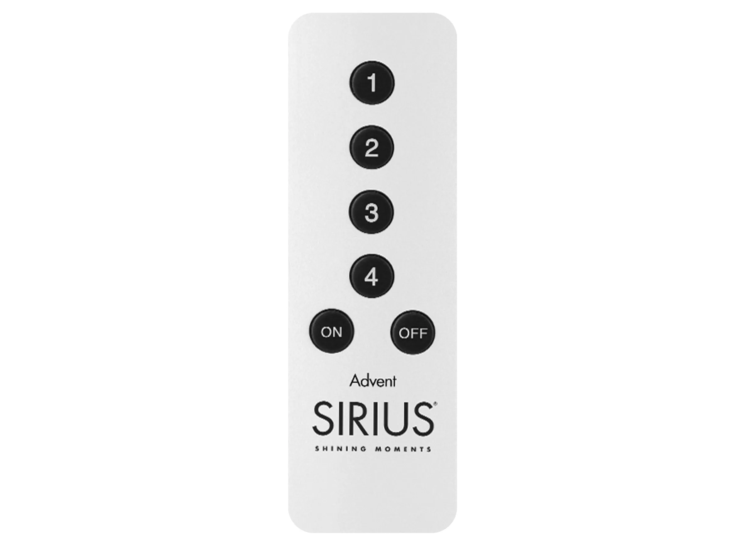 Sirius Remote Control Advent, Alu, incl. CR2032