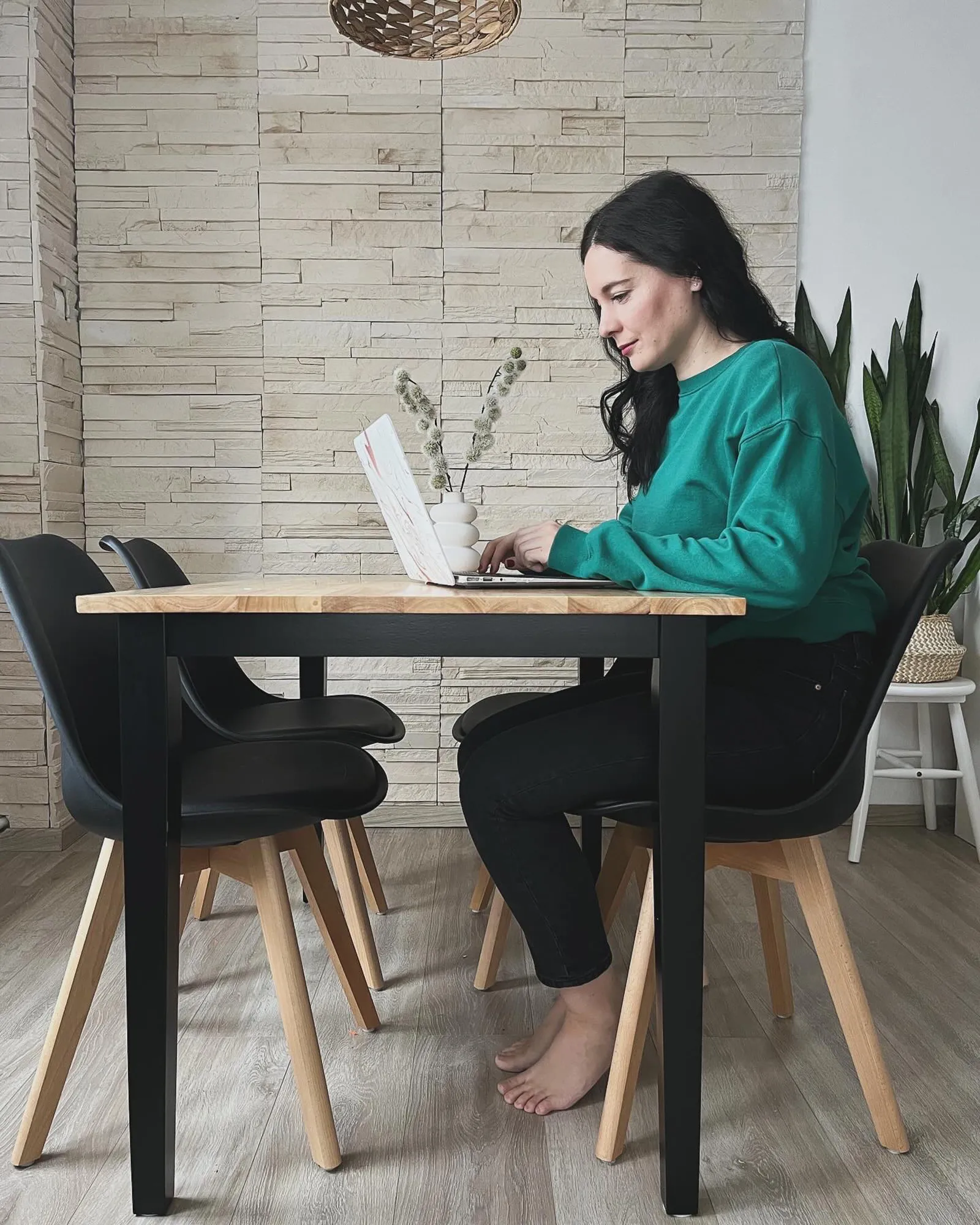 Set van 2 eetkamerstoelen DAKOTA II Zwart
