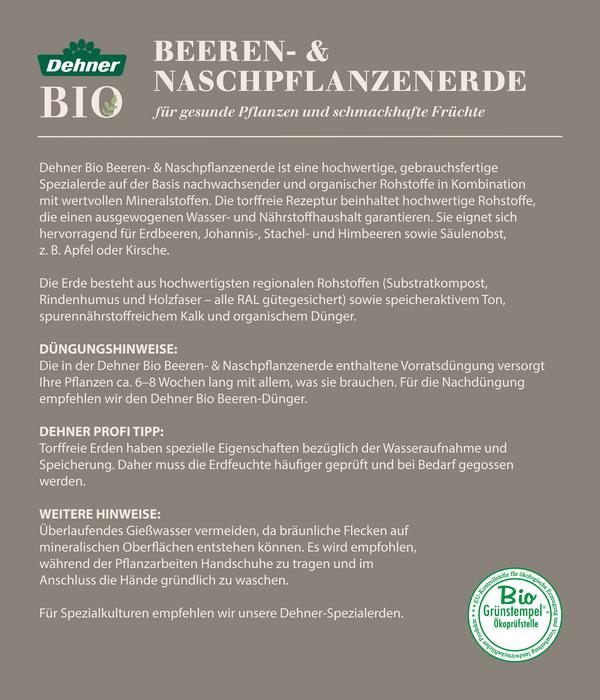Dehner Bio Beeren- und Naschpflanzenerde, 20 l