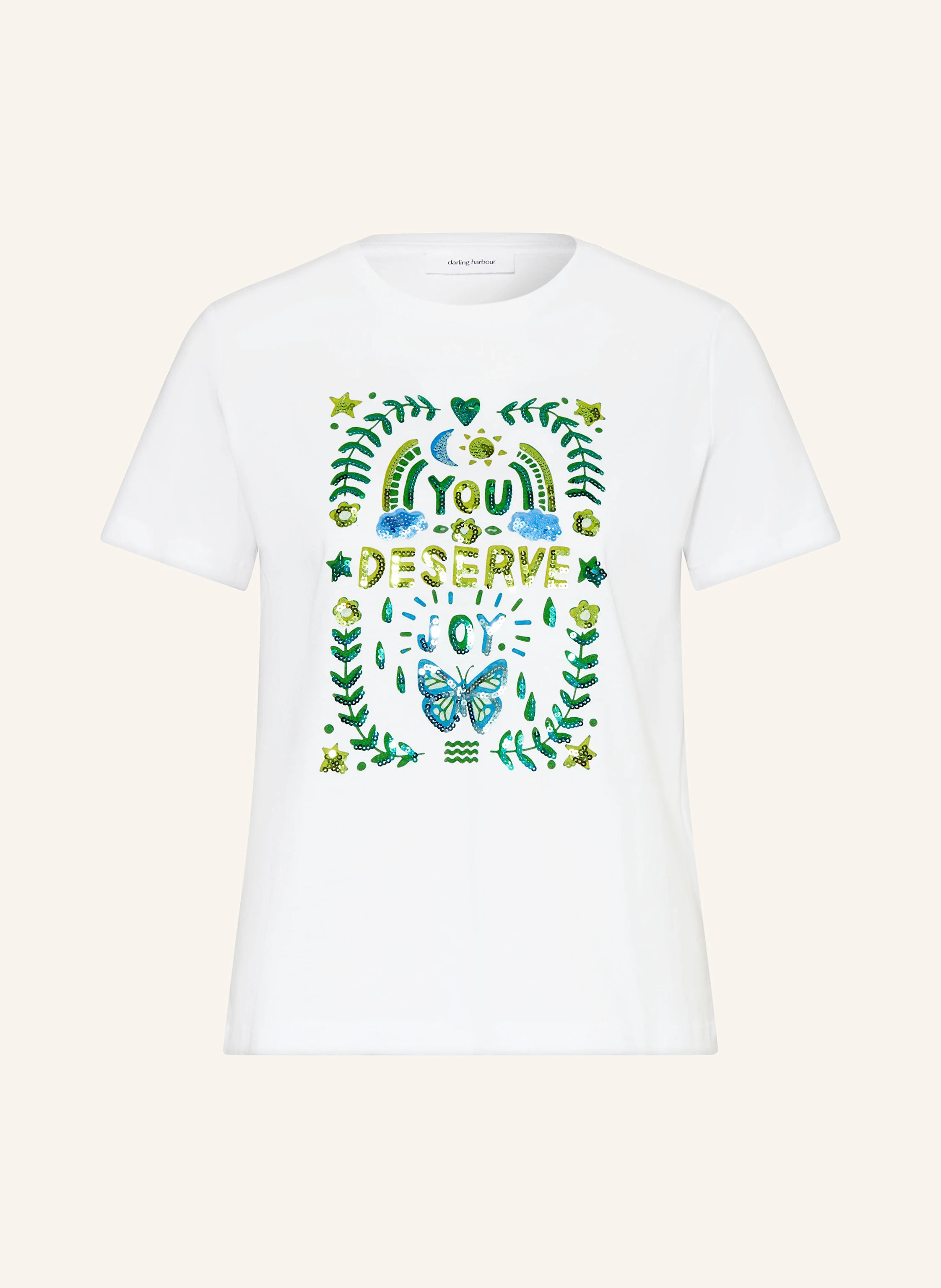 darling harbour T-Shirt mit Pailletten