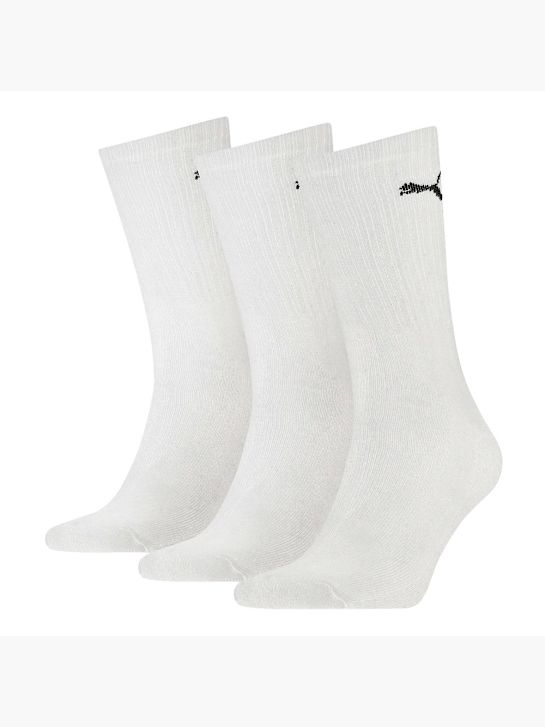 PUMA 3 Pack Socken Weiss