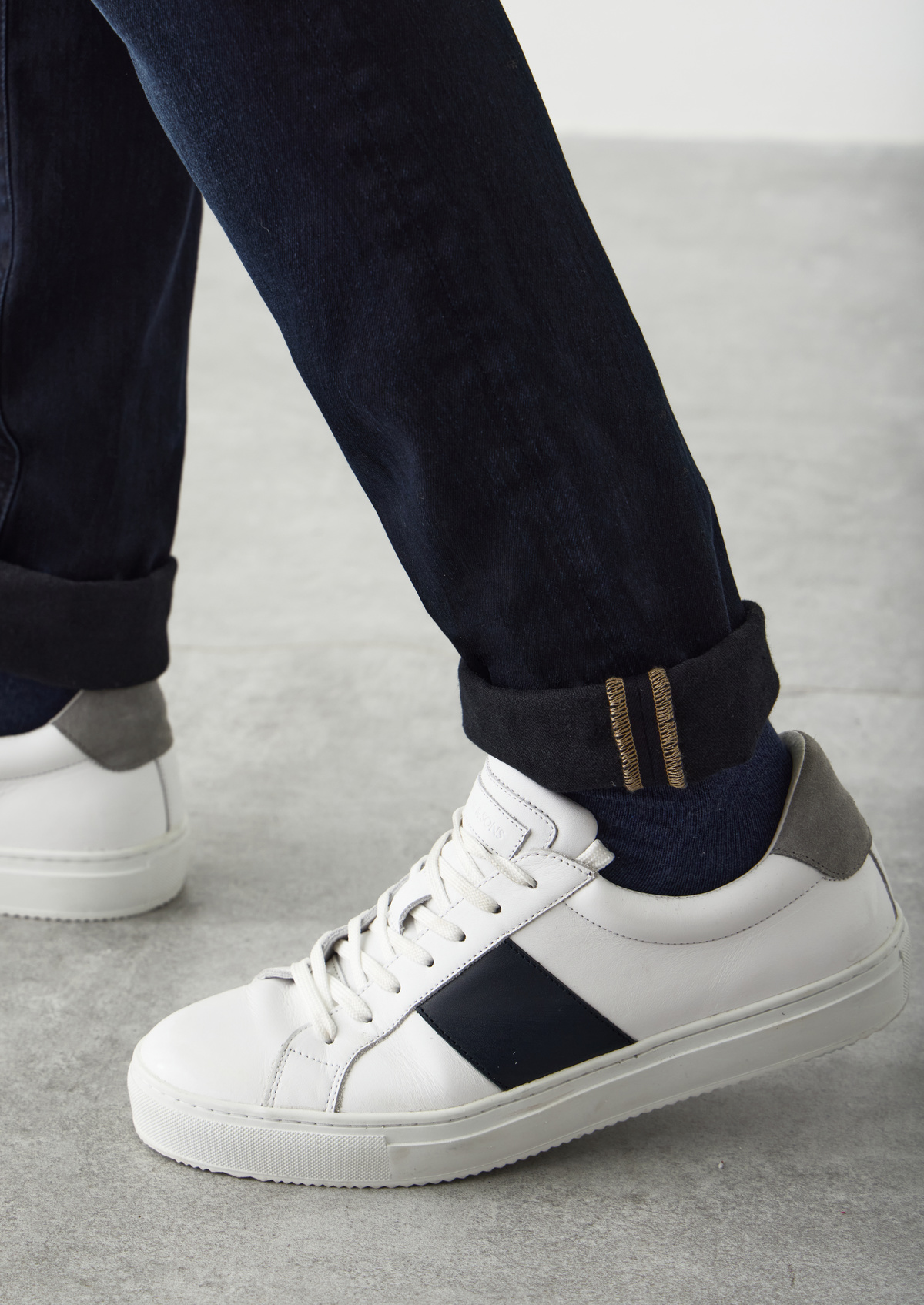 Jean en coton bio stretch bleu indigo