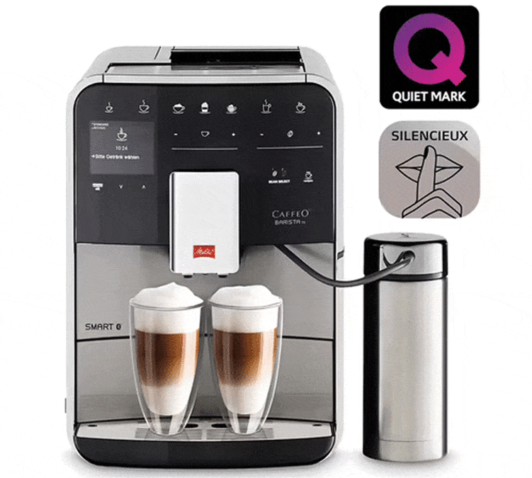MELITTA Barista TS Smart Connectée Inox F860-100 Garantie 3 ans - Pack 4 mois d'entretien et de café Coloris:Inox