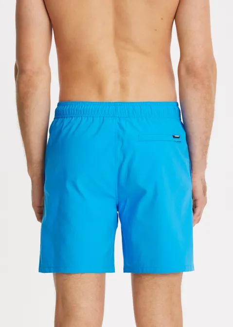 Zwembroek met logo blauw (AQUA)