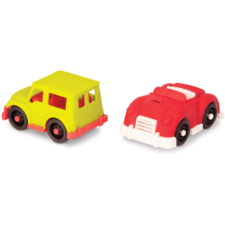 B.TOYS B. Happy Cruisers - Mini Auto Set 2 Mehrfarbig