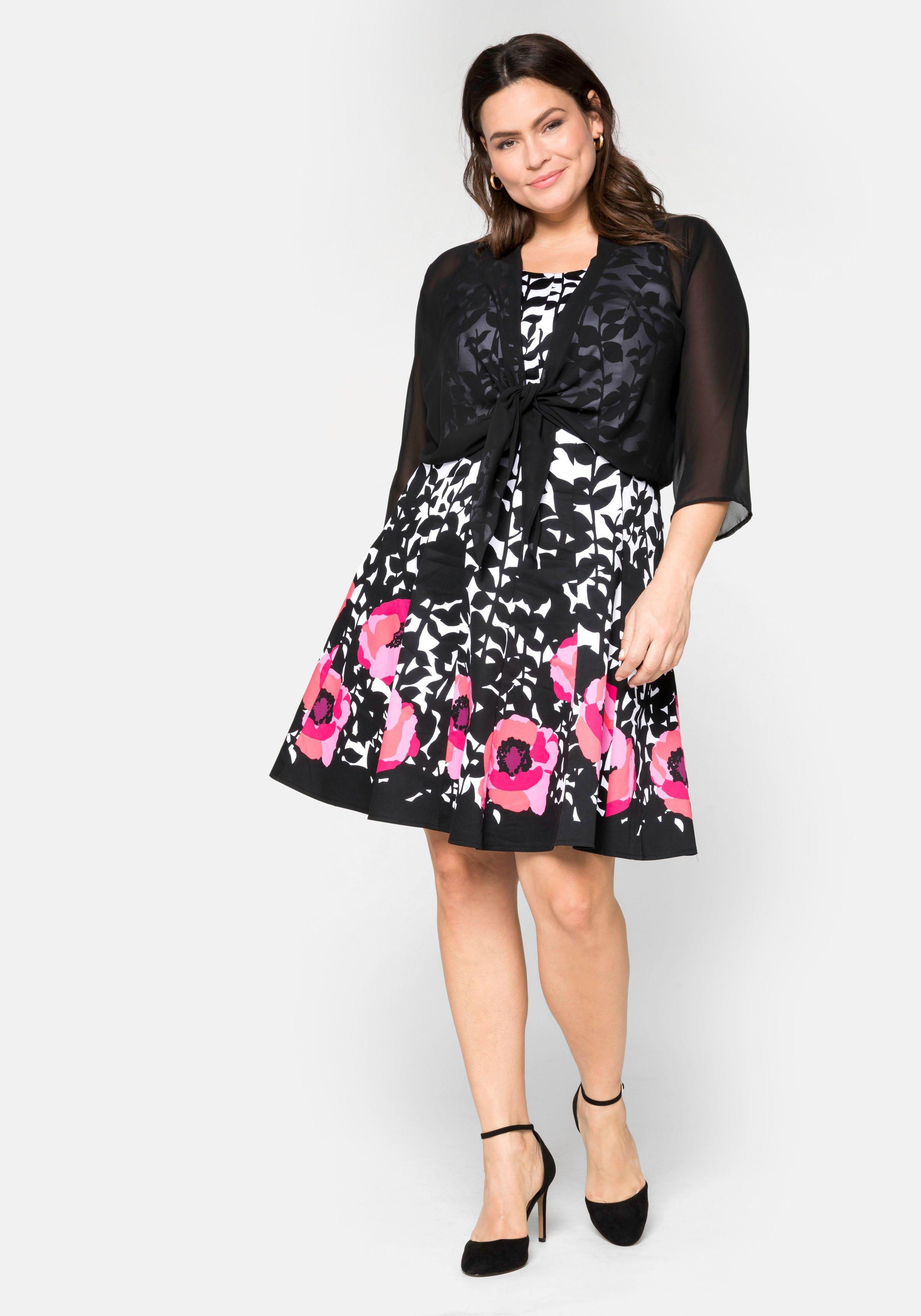 Chiffon-Bolero im Zipfellook
