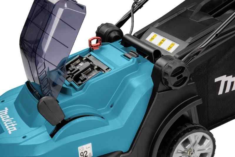 Makita DLM432CT2 LXT 2x18 V accu Grasmaaier 43 cm 5,0 ah accu (2 st), duolader (dc18sh), in doos