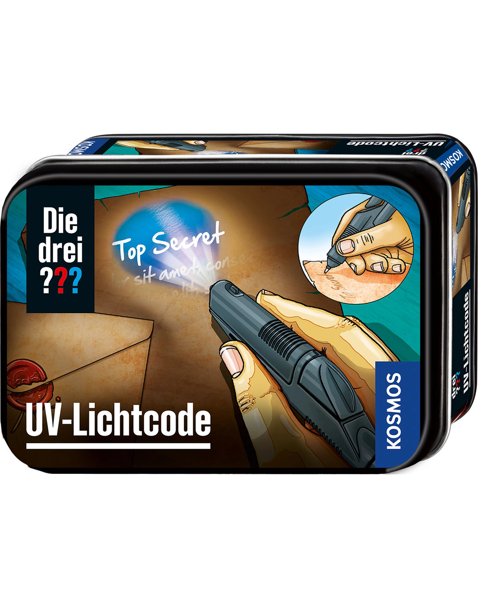 Detektiv-Zubehör DIE DREI ??? UV-LICHTCODE