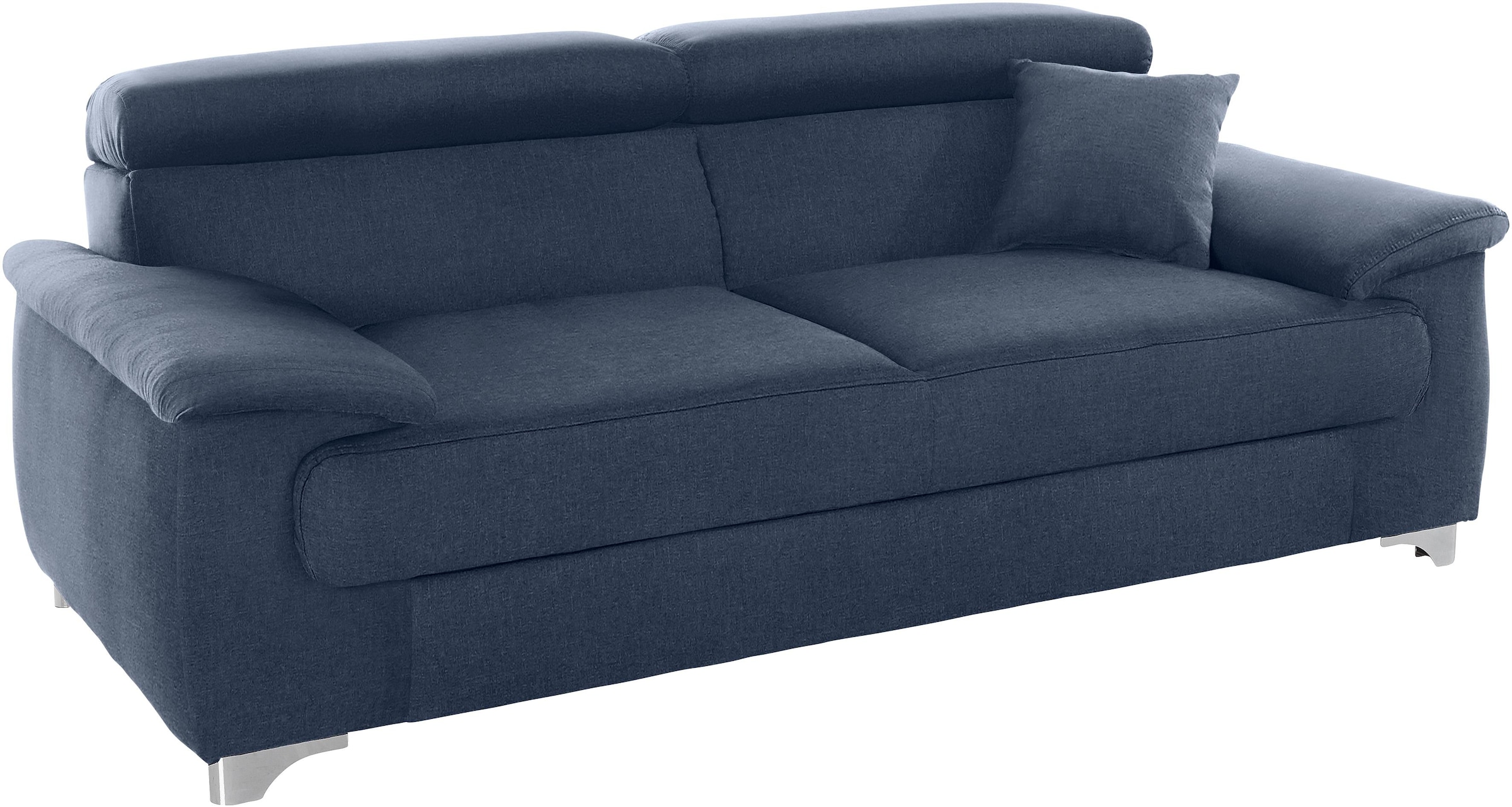 DOMO collection 2-Sitzer »Mira inklusive Kopfteilverstellung für mehr Wohlfühlkomfort« elegant und modern, komfortabel, frei im Raum stellbar