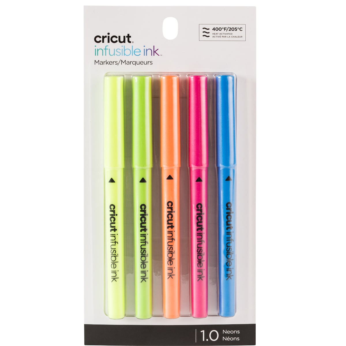 Cricut Brights Infusible Ink penner med fin tupp 1,0 (5-pk.)