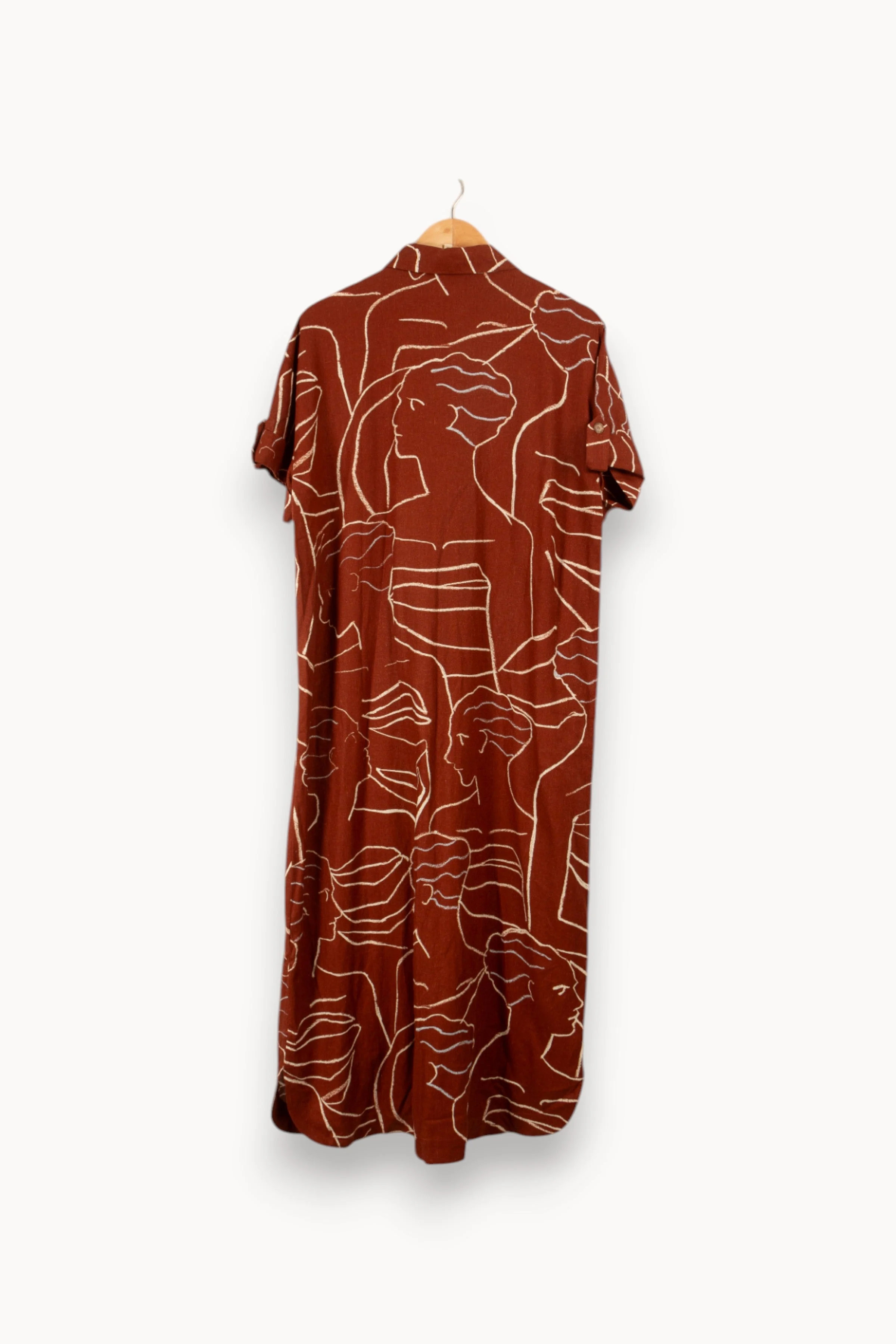 Robe longue | Marron
